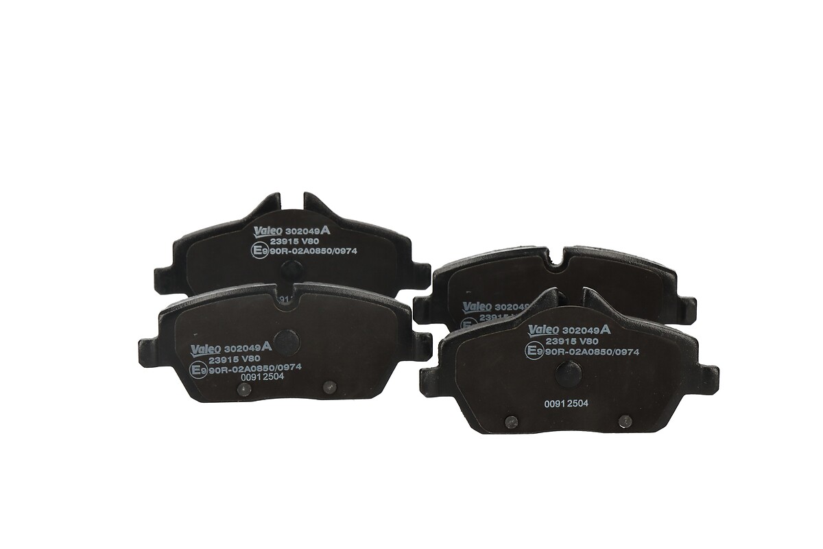 Jeu de 4 plaquettes de frein VALEO ref. 302049A
